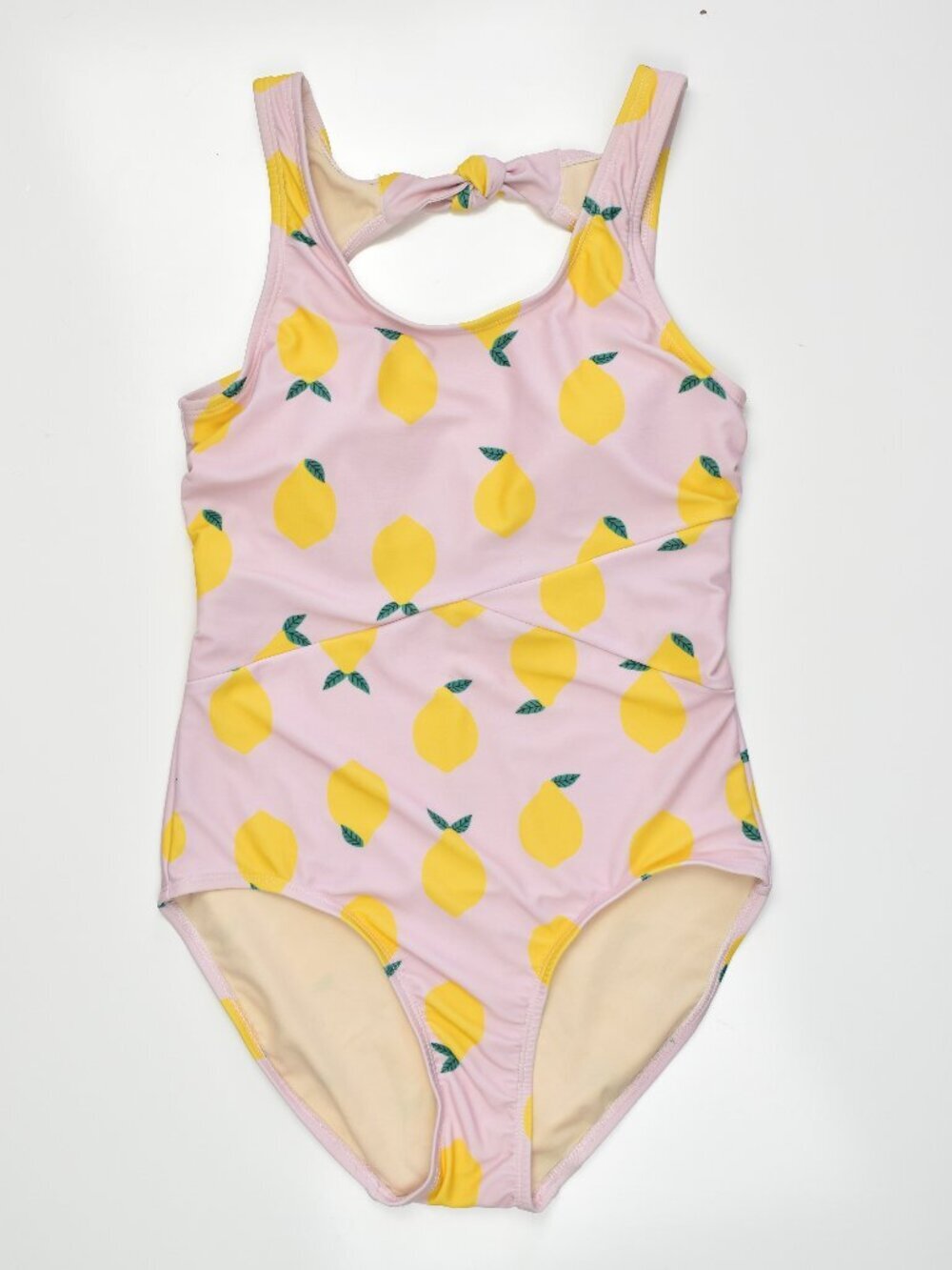 Lime Ricki Lemon Print One-Piece Swimsuit - M